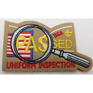 BSA Uniform Inspection Passed Patch New Vintage Early 2000's